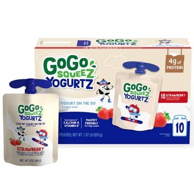 Gogo Squeez Kids&#39; Yogurtz, Strawberry