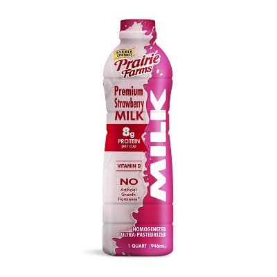 Prairie Farms Premium Strawberry Milk Uht
