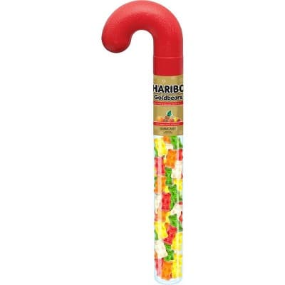 Haribo Holiday Gold Bears Filled Cane