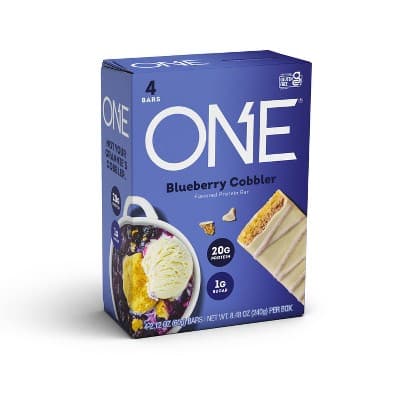 One Protein Bar Blueberry Cobbler Gluten Free