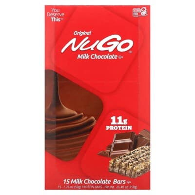 Nugo Protein Bar, Chocolate, Protein
