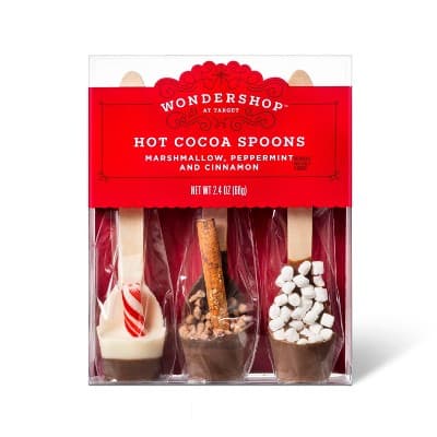 Holiday Hot Cocoa Maker Spoons With Marshmallow, Peppermint, &#38; Cinnamon  Wondershop&#8482;