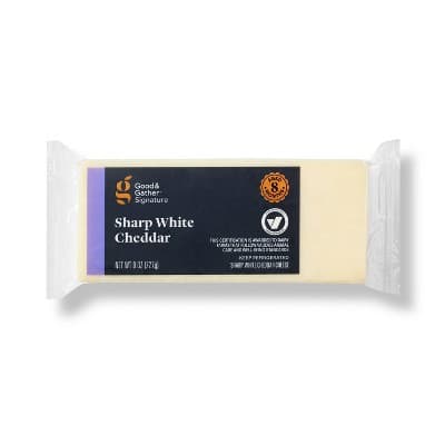 Signature Sharp White Cheddar Cheese - Good &#38; Gather&#8482;
