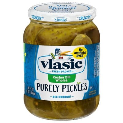 Vlasic Purely Pickles Kosher Dill Large Wholes