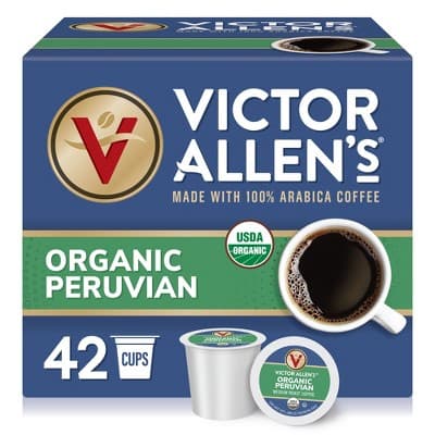 Victor Allen'S Coffee Organic Peruvian Single Serve Coffee