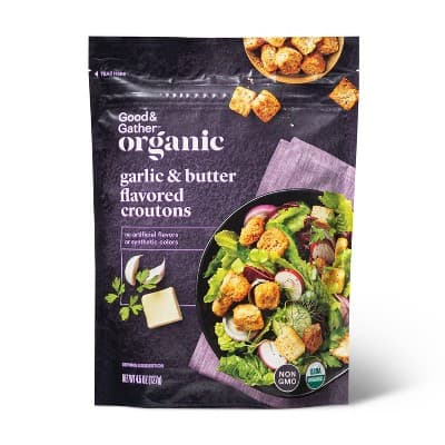 Organic Garlic And Butter Flavored Croutons - Good & Gather™