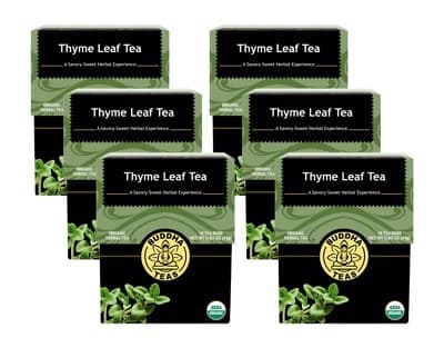 Buddha Teas Organic Thyme Leaf Tea -  6/18 Bags