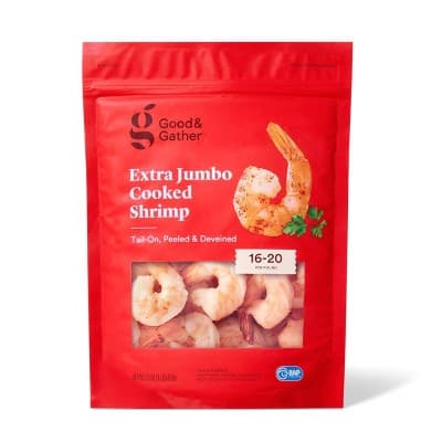 Peeled &#38; Deveined Tail On Cooked Shrimp -  - 16 Good &#38; Gather&#8482;