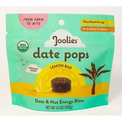 Joolies Organic Lemon Bar Date Pops