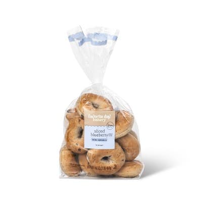 Blueberry Sliced Mini Bagels  Favorite Day&#8482;