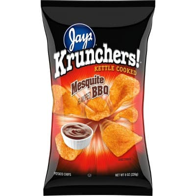 Krunchers! Kettle Cooked Potato Chips Mesquite Bbq