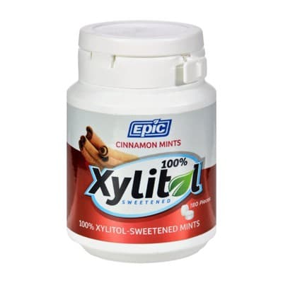 Epic Cinnamon Xylitol-Sweetened Mints