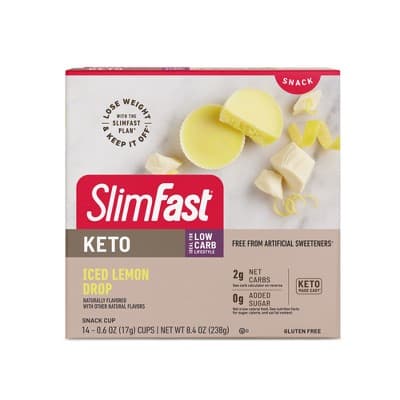 Slimfast Keto Fat Bomb Snack Cup - Iced Lemon Drop