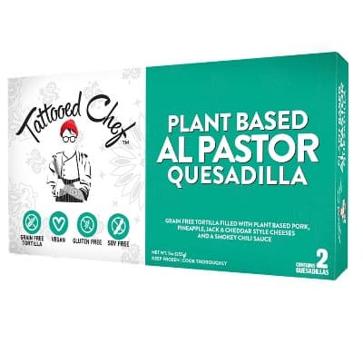 Tattooed Chef Plant Based Al Pastor Quesadilla