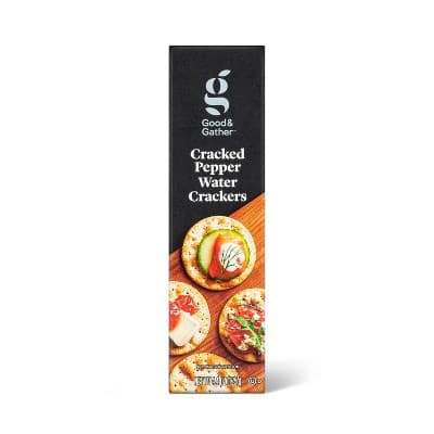 Cracked Pepper Water Crackers - Good &#38; Gather&#8482;