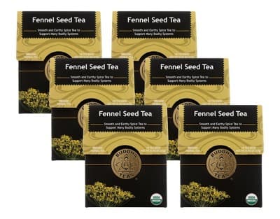 Buddha Teas Organic Fennel Seed Tea -  6/18 Bags
