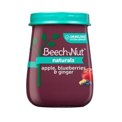 Beech-Nut Naturals Apple Blueberry Ginger Baby Meals Jar