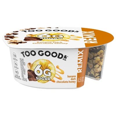 Too Good & Co. Remix Banana Dark Chocolate & Honey Low Fat Yogurt