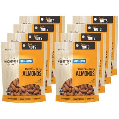 Woodstock Non-Gmo Roasted And Salted Almonds