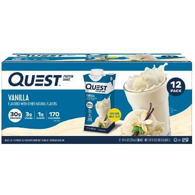 Quest Nutrition Ready To Drink Protein Shake - Vanilla 
