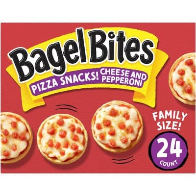 Bagel Bites Cheese &#38; Pepperoni Mini Pizza Bagel  Snacks