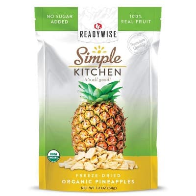 Simple Kitchen Freeze-Dried Organic Pineapples