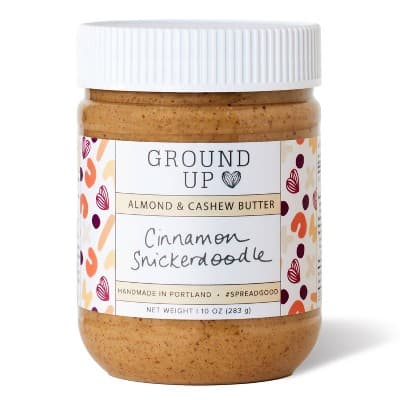 Ground Up Pdx Snickerdoodle Nut Butter Jar
