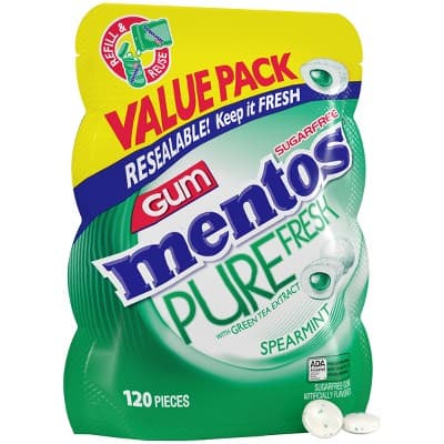 Mentos Spearmint Gum