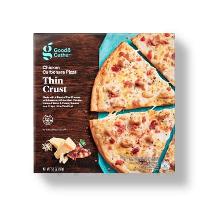 Thin Crust Chicken Carbonara  Pizza - Good &#38; Gather&#8482;