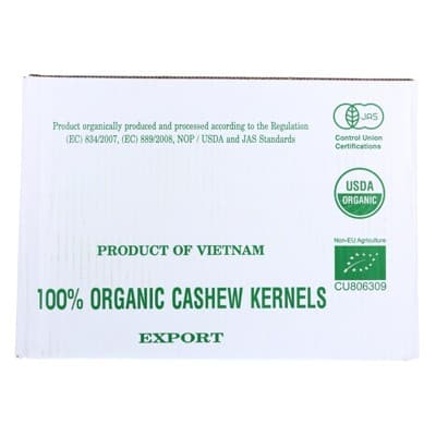 Woodstock Farms Organic Whole Raw Cashews