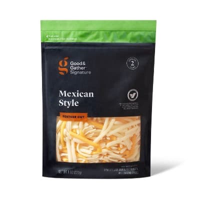 Signature Shredded Mexican Style Blend Cheese - Good &#38; Gather&#8482;