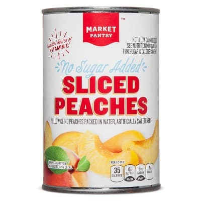 No Sugar Added Sliced Peaches - Market Pantry&#8482;