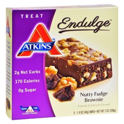 Atkins Nutty Fudge Brownie Bar