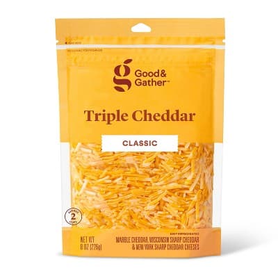 Shredded Triple Cheddar Cheese - Good & Gather&#8482;