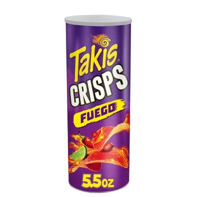 Takis Fuego Hot Chili Pepper And Lime Potato Crisps