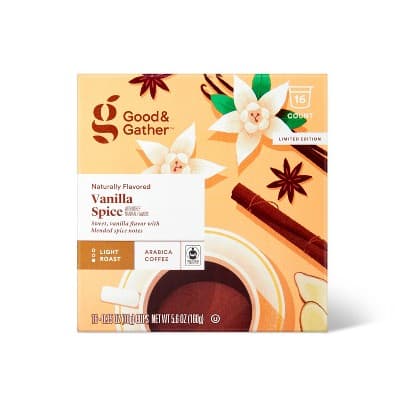 Vanilla Spice Single Serve Light Roast Coffee - Good &#38; Gather&#8482;