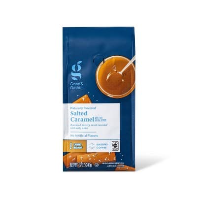 Naturally Flavored Salted Caramel Light Roast Ground Coffee - Good &#38; Gather&#8482;