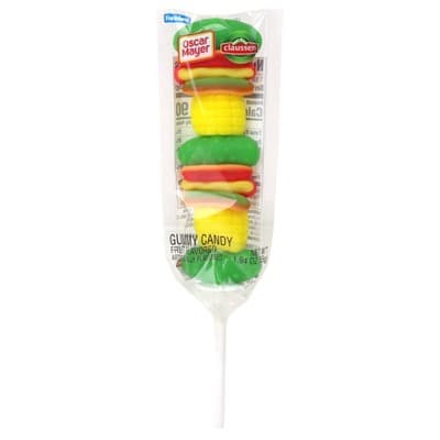 Kraft Kabob Pickle Hot Dog Gummy Candy