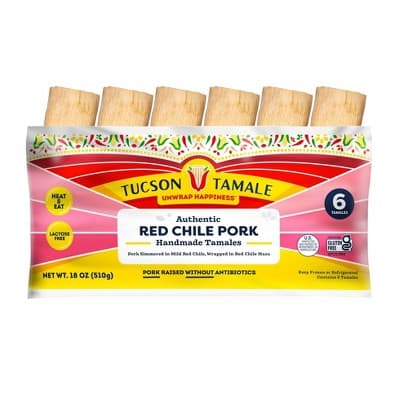 Tucson Tamales Family Pack Red Chile Pork