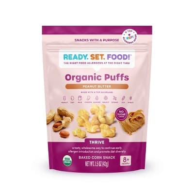 Ready, Set, Food! Organic Peanut Butter Puffs