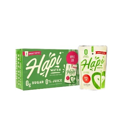 Hapi Water Apple Joy Fruit Flavored Water Beverage - Oz Pouches