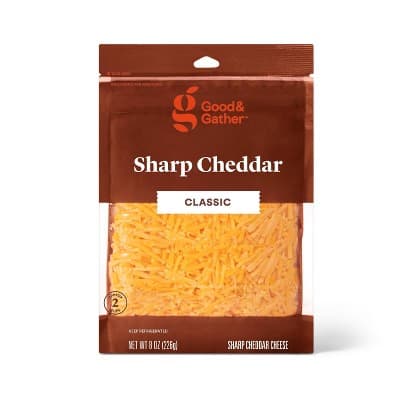 Shredded Sharp Cheddar Cheese - Good & Gather&#8482;