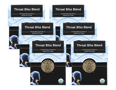 Buddha Teas Throat Bliss Blend Tea -  6/18 Bags