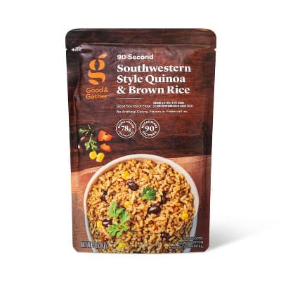 Southwestern-Style Quinoa And Brown Rice Microwavable Pouch - Good &#38; Gather&#8482;