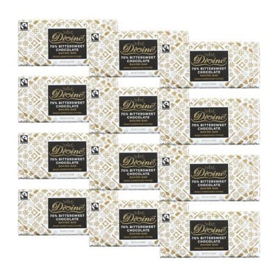 Divine 70% Bittersweet Chocolate Baking Bar