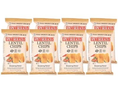 The Daily Crave Spicy Sriracha Lentil Chips