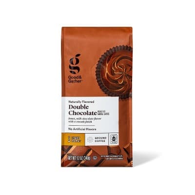 Naturally Flavored Double Chocolate Light Roast Ground Coffee - Good &#38; Gather&#8482;