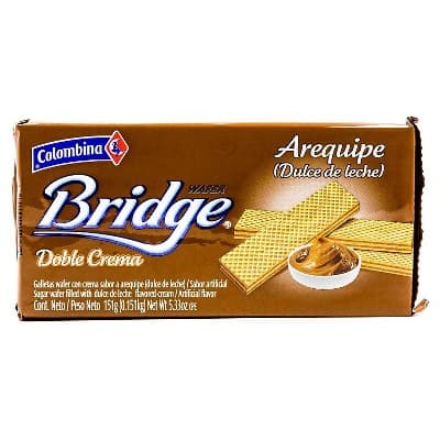 Colombina Bridge Dulce De Leche Wafers
