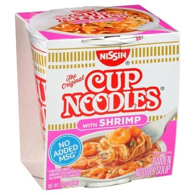Nissin Cup Noodles With Shrimp