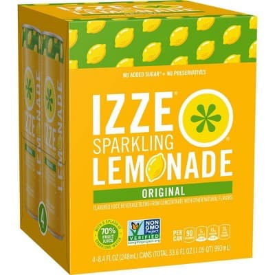 Izze Sparkling Lemonade Beverage